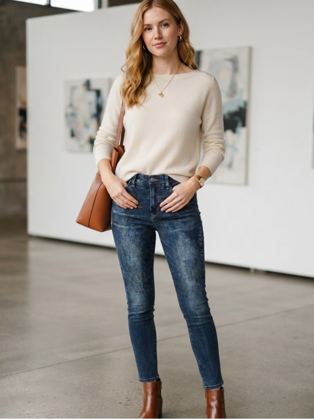NWT Wit & Wisdom Charlotte Mid-Rise Ankle Skimmer Jeans Size 2 Indigo